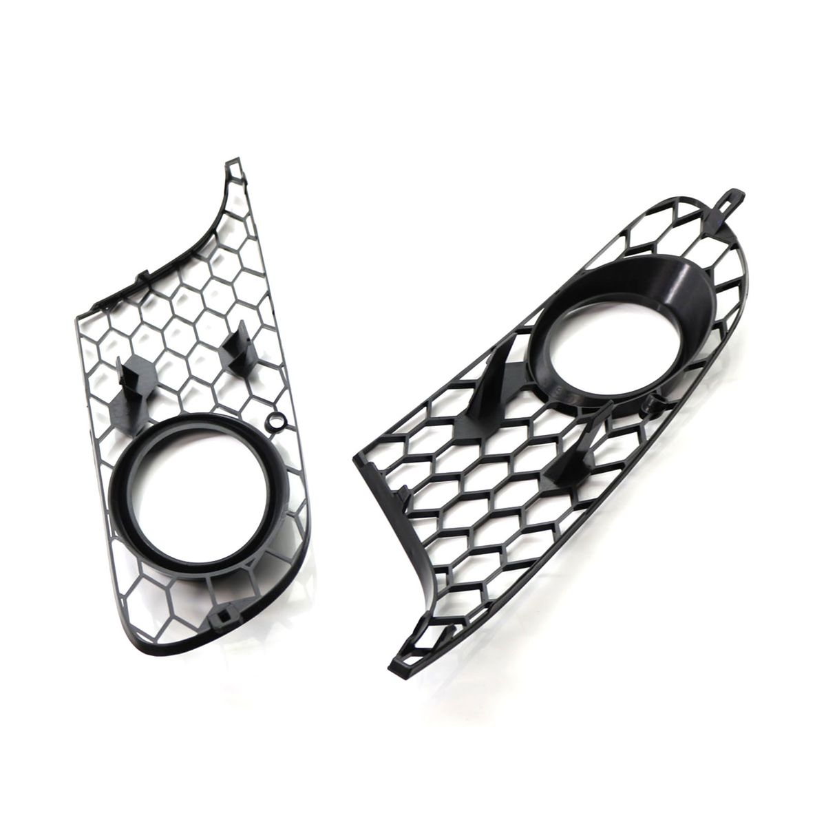 1 Pair Of Car Auto Balck Honeycomb Front Bumper Fog Light
