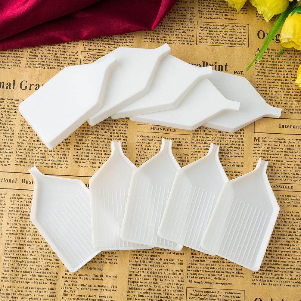 10Pcs Diamond Painting Accessories White Tray Drill Plates Diamond Embroidery Tool