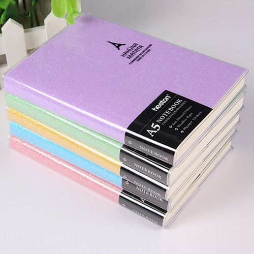 Creative Simple Design Colorful Gum Cover A5 Diary Notebook(Pink)
