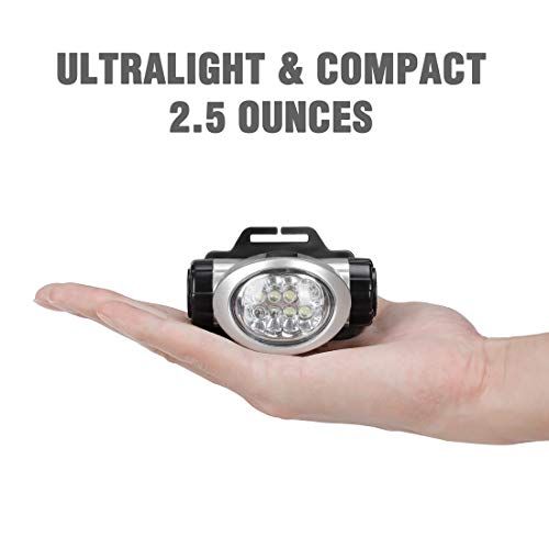 EverBrite 5Pack LED Headlamp For Running Camping Reading Fis