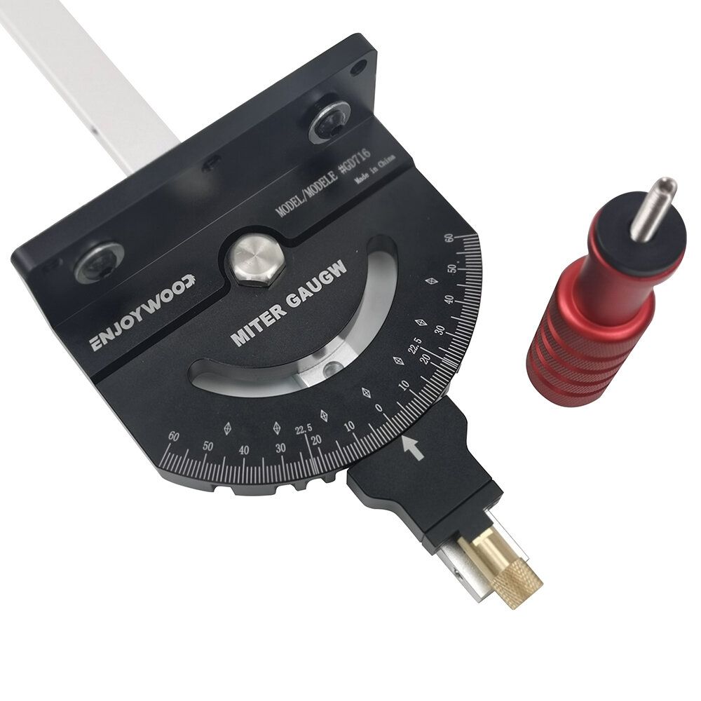 ENJOYWOOD Woodworking M1 Pro Angle Miter Gauge 0-60 Degree