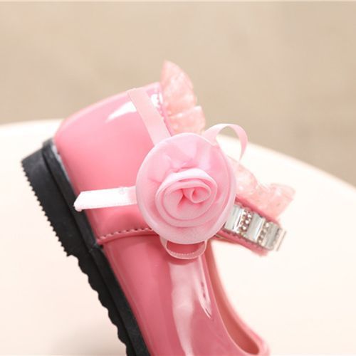 Medium And Large Children's Shoes Female Baby Kids Princess Casual Shoes Pink