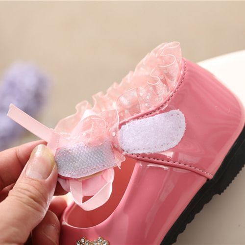 Medium And Large Children's Shoes Female Baby Kids Princess Casual Shoes Pink
