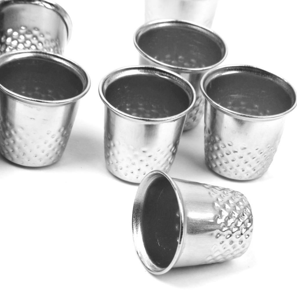 4x 10 Pieces Thimble Finger  Sewing Grip Protector For DIY Crafts