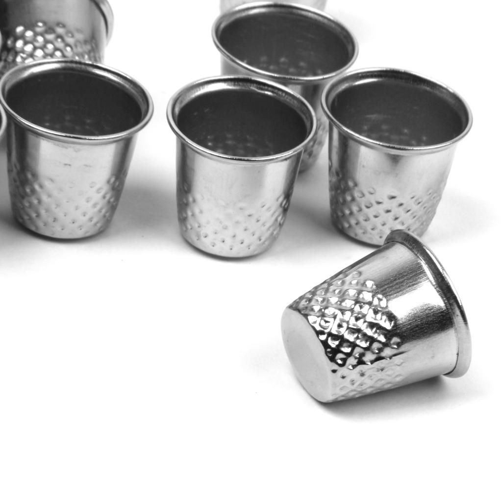 4x 10 Pieces Thimble Finger  Sewing Grip Protector For DIY Crafts
