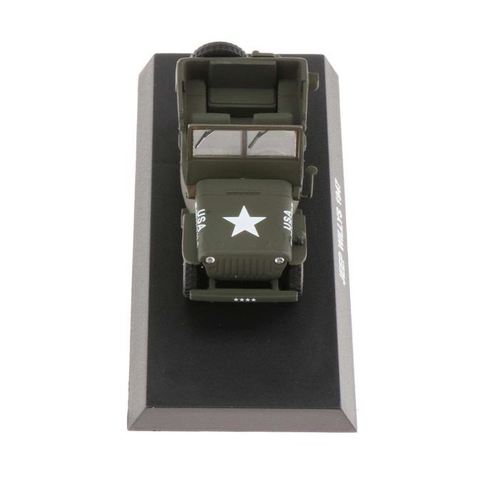 Metal 1/43 Scale WW II Jeep   US  Model Car Open Car Collection