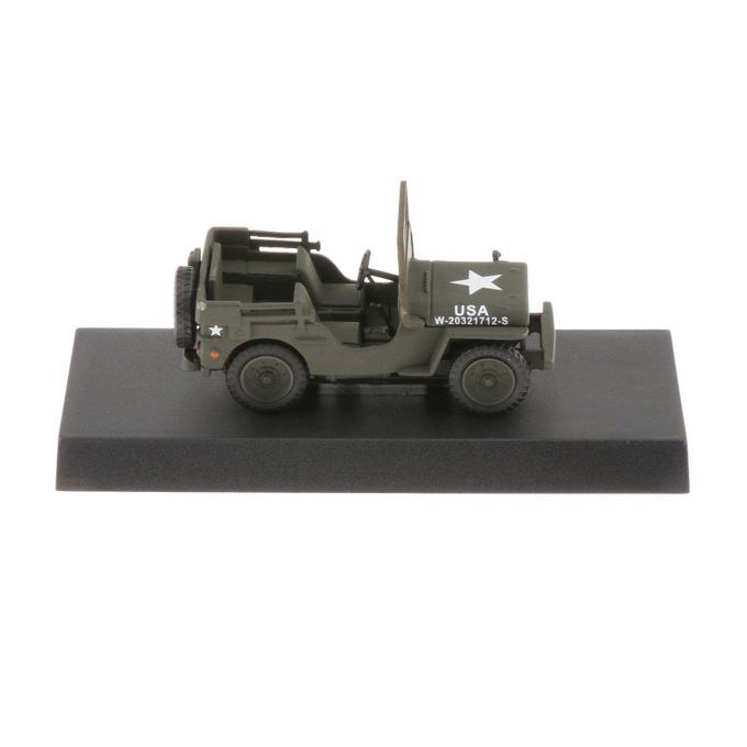 Metal 1/43 Scale WW II Jeep   US  Model Car Open Car Collection