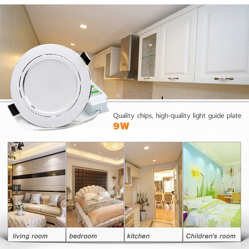 LED Downlight Dimmable 9W 12W 15W 5W 220V 230V Warm White
