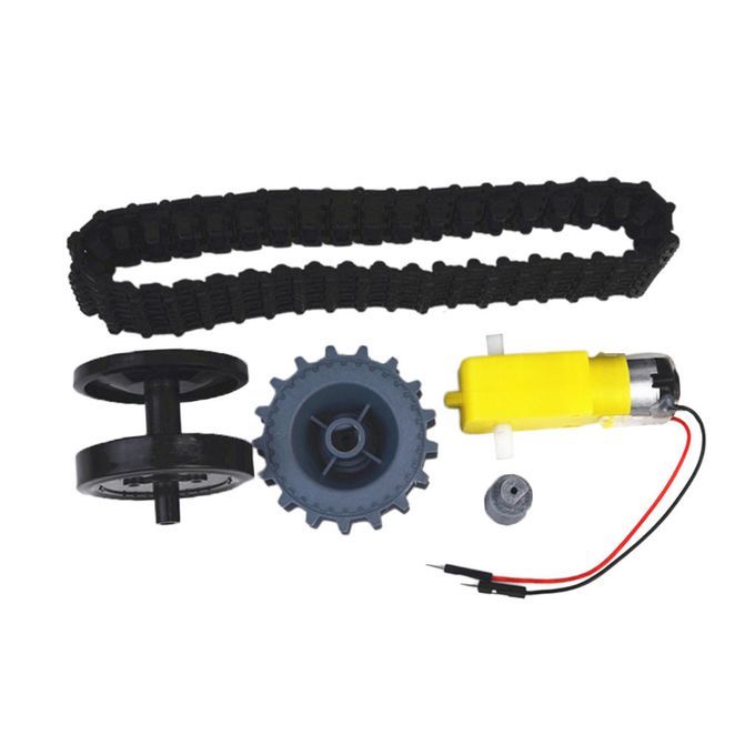 DIY Tank Parts TT Motor Wheels Tank Track Crawler Conveyor 18.5cm