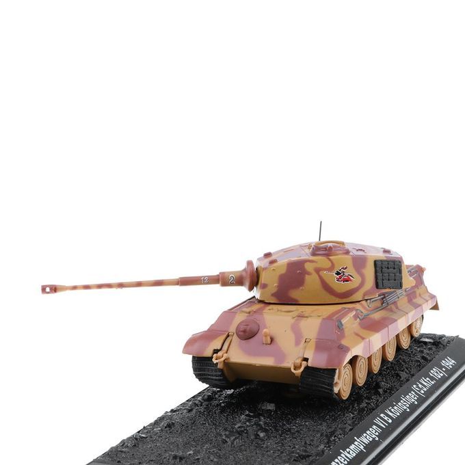 Model 1:72 PzKpfw VI B Kingtiger-1944 Diecast Tank Toy Showcase