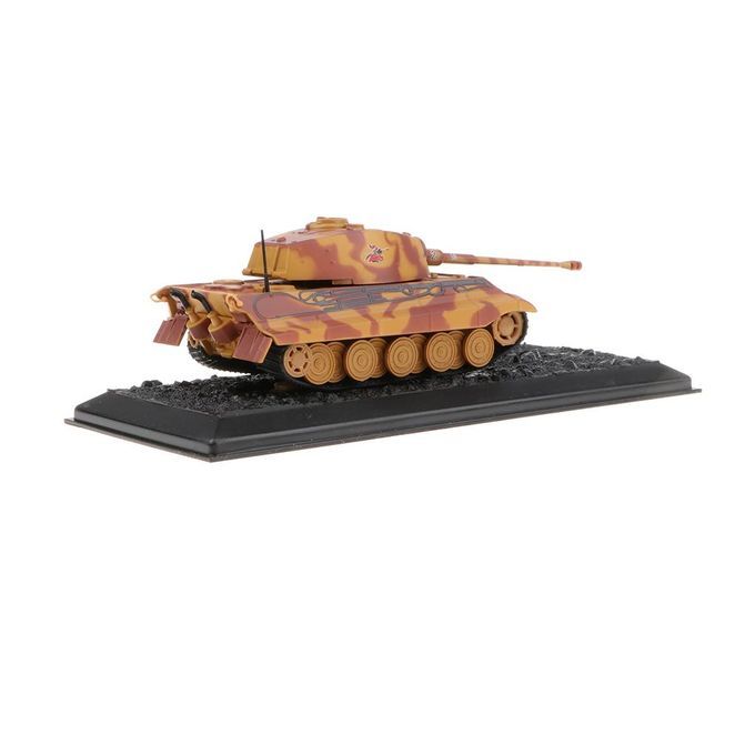 Model 1:72 PzKpfw VI B Kingtiger-1944 Diecast Tank Toy Showcase