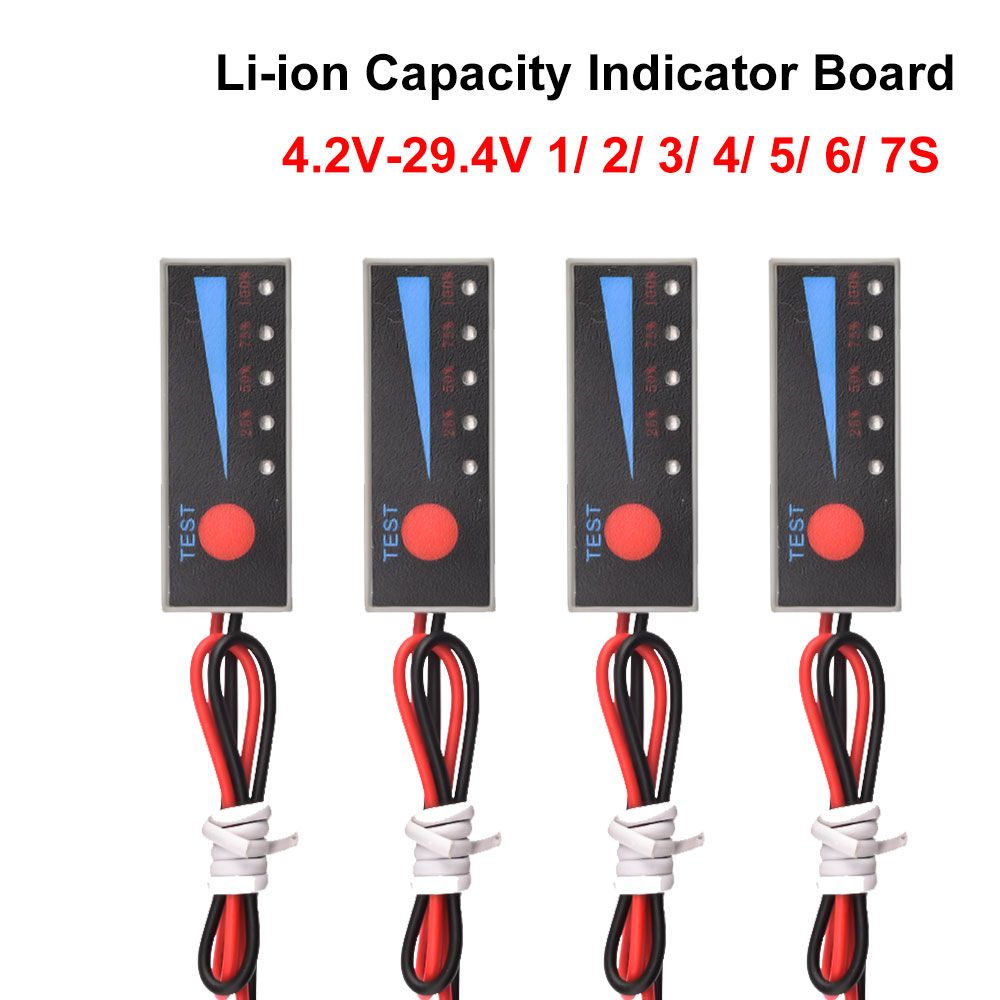 1S 2S 3S 4S 5S 6S 7S 4.2V-29.4V Lithium Battery Li-po