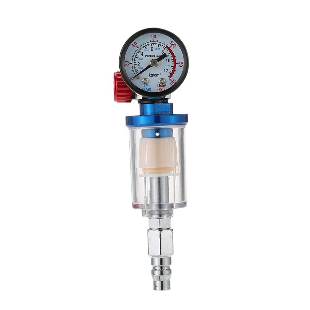 AFR2000 Air Pressure Regulator Water Separator Trap Filter Airbrush Compressor with Fittings  MPA Pressure Gauge Combination