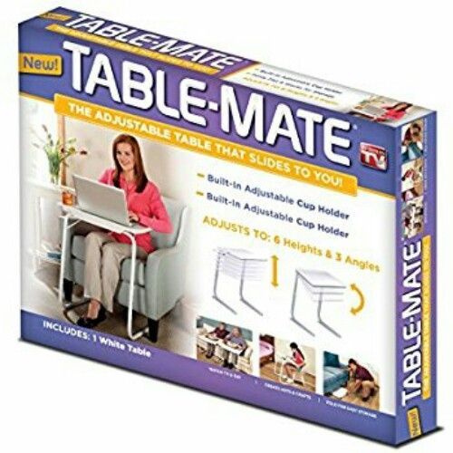 Table Mate Adjustable IV  With Cup Holder