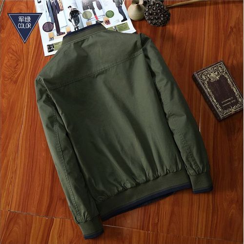 Men Double Sided Wear Jacket(Black)