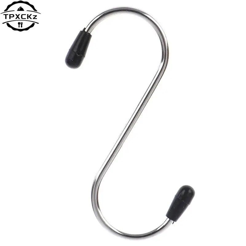 4pcs/lot Household Home Essential Useful S Shaped Hooks Kitchen Stainless Steel Hanging Hanger Storage Holders Organizer