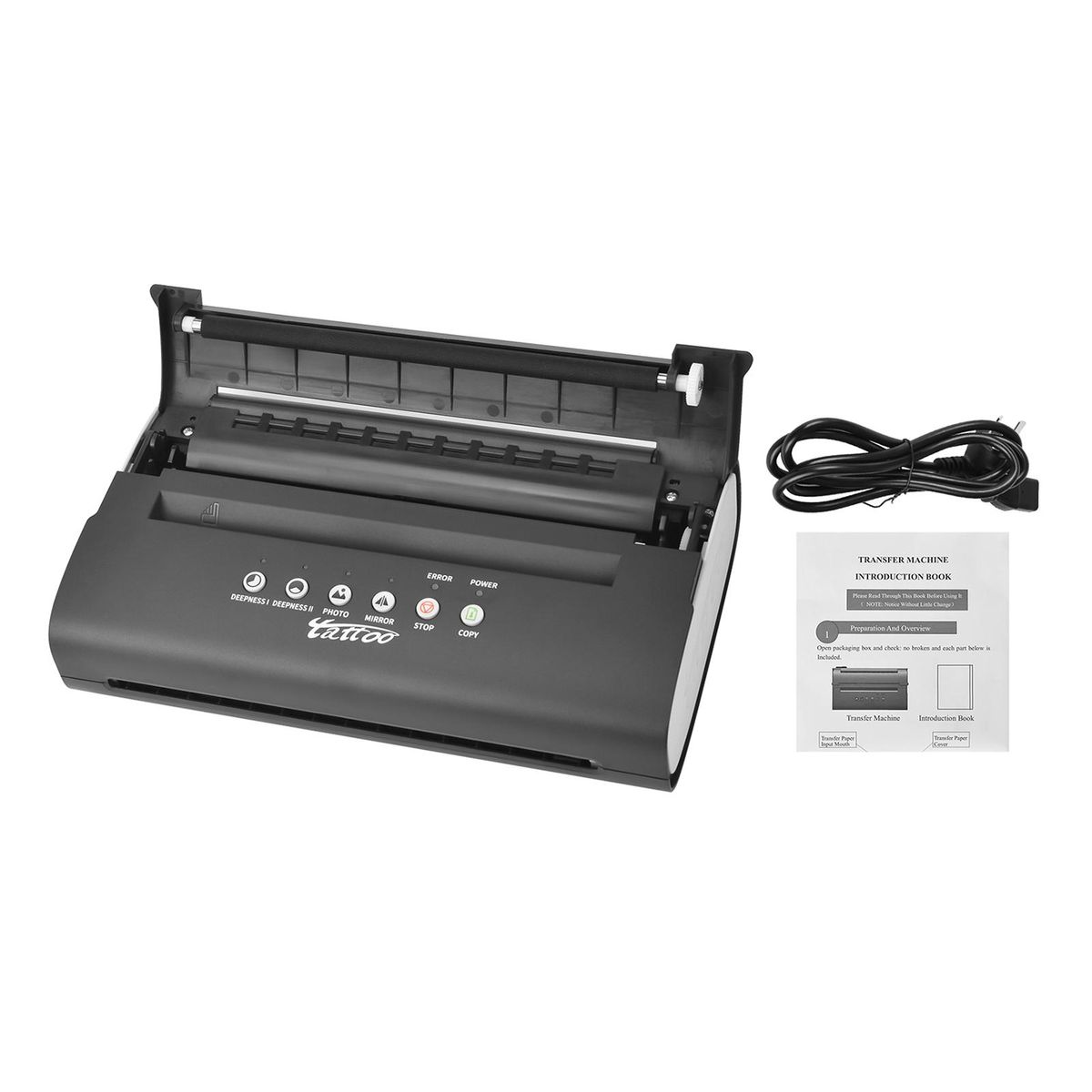 Tattoo Transfer Stencil Machine Printer Drawing Thermal Stencil Maker Copier Line Drawing Printing Copier for Tattoo Transfer Paper Supply