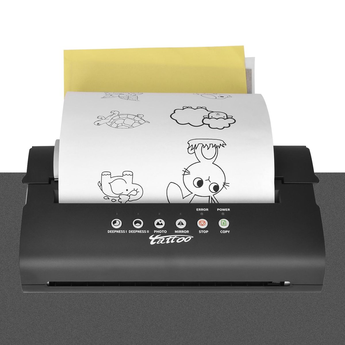 Tattoo Transfer Stencil Machine Printer Drawing Thermal Stencil Maker Copier Line Drawing Printing Copier for Tattoo Transfer Paper Supply