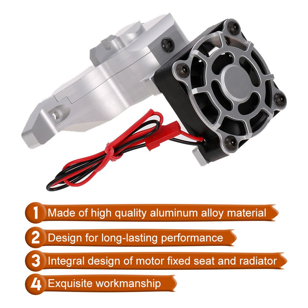 550 Motor Heat Sink Aluminum Motor Mounted Radiator For