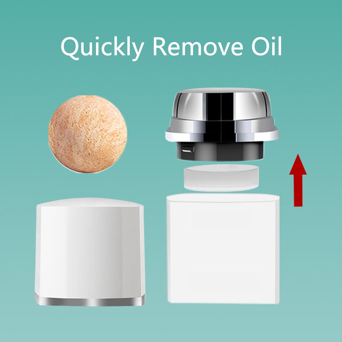 Volcanic Stone Roller Ball Face Oil Absorption Control
