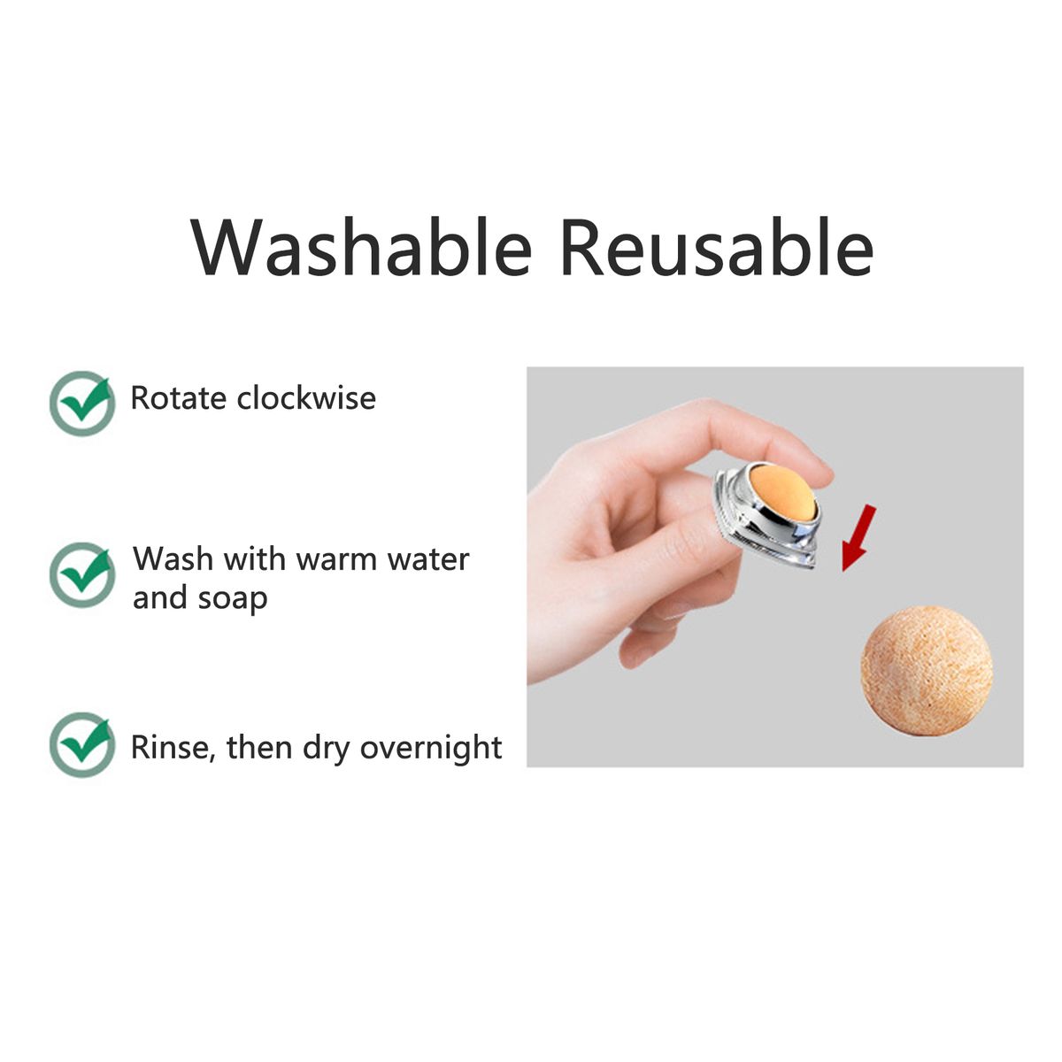 Volcanic Stone Roller Ball Face Oil Absorption Control