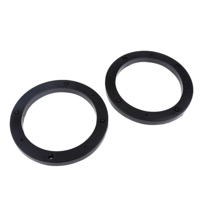 2pcs Black 5inch Car Stereo Audio Speaker Mounting Spacer Rings
