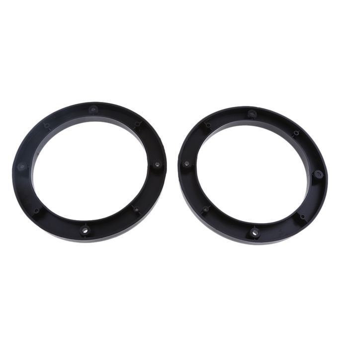 2pcs Black 5inch Car Stereo Audio Speaker Mounting Spacer Rings