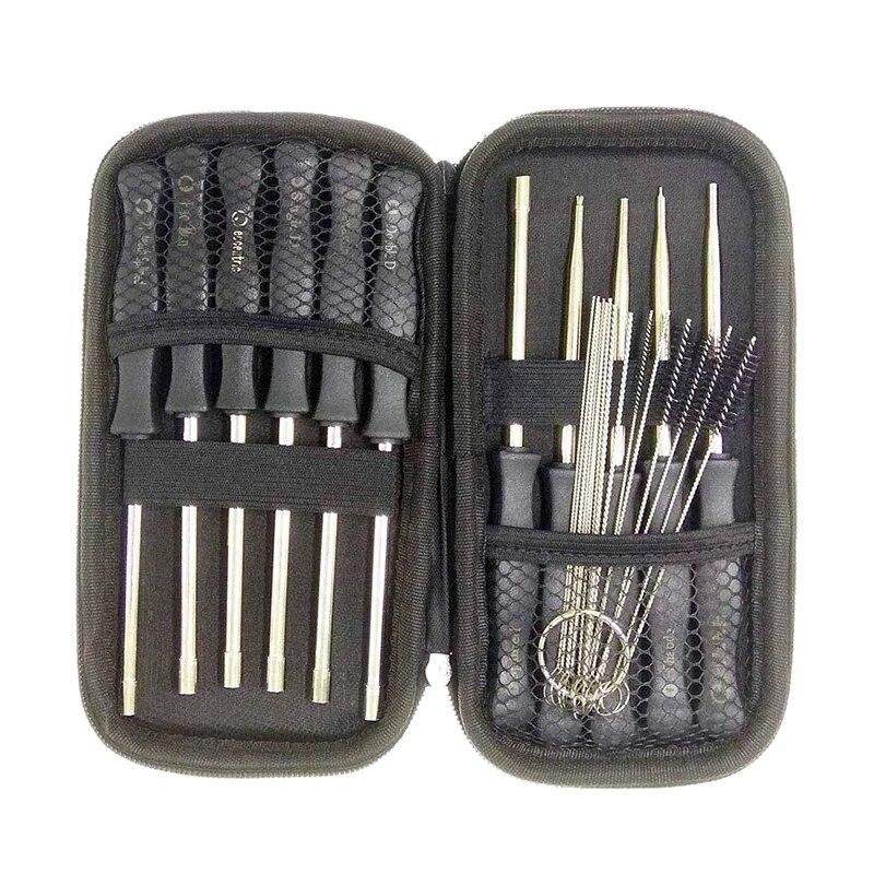 11Pcs Carburetor Adjustment Screwdriver Tool Kit with Carb Cleaning Needles Brushes Fit for Common 2 Cycle Carburator