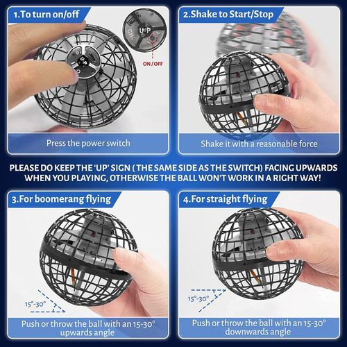 Flying Orb Ball Toy, Hover Ball, Boomerang Fly Pro Spinner