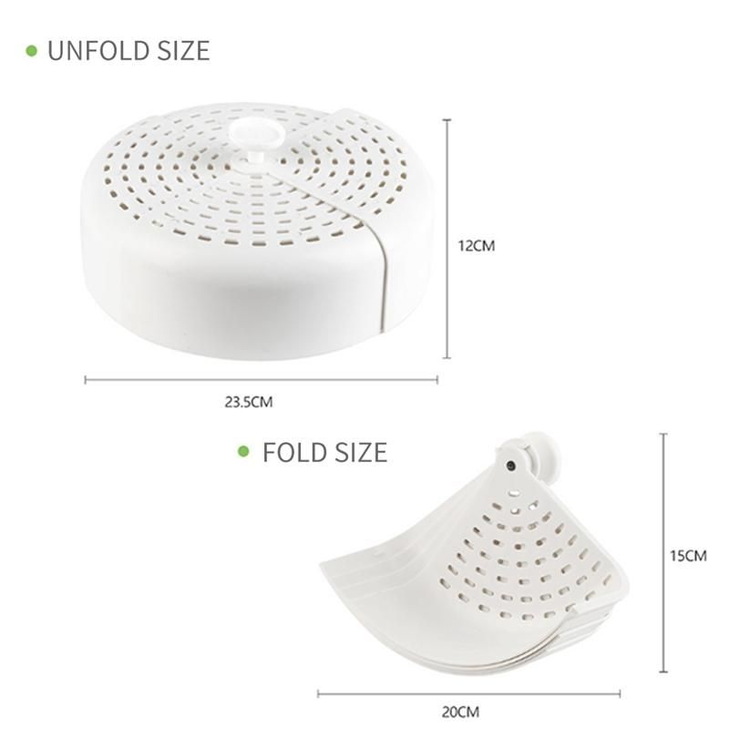 2PCS Household Foldable Dish Cover Kitchen Anti-Fly and