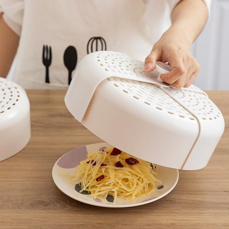 2PCS Household Foldable Dish Cover Kitchen Anti-Fly and