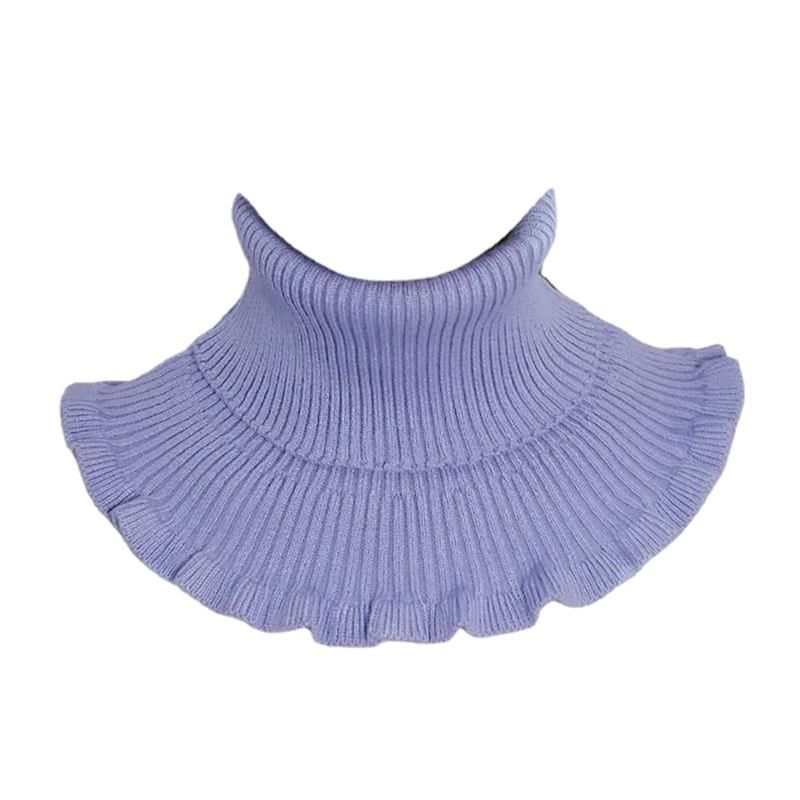 Women Winter Turtleneck Collar Solid Color-Wine Red