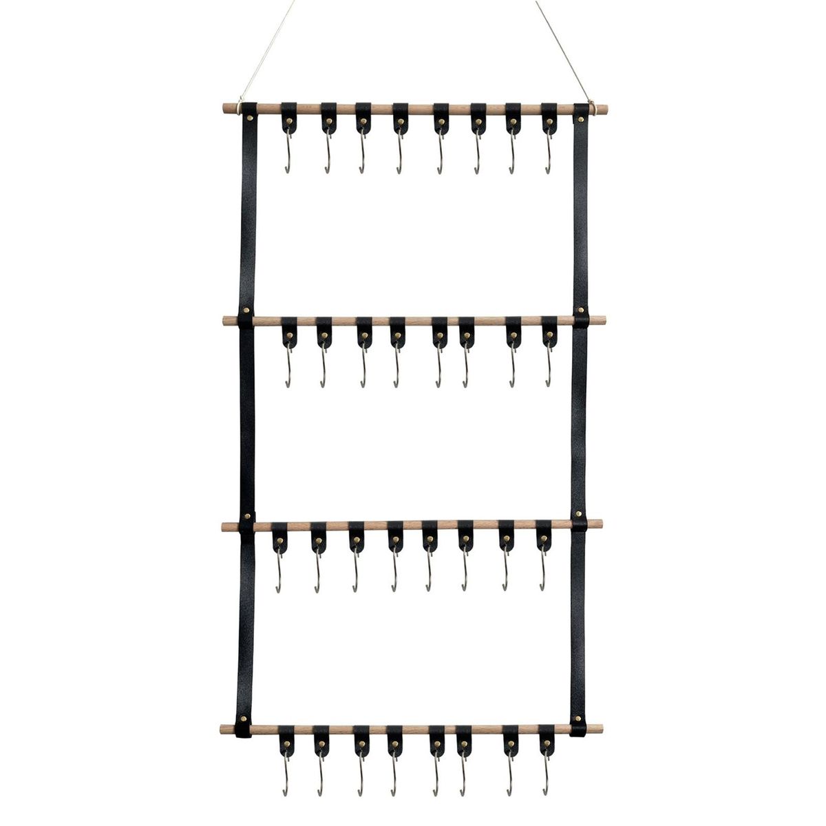 Headband Holder Hair Accessories Organizer Wall-mounted Headband Black
