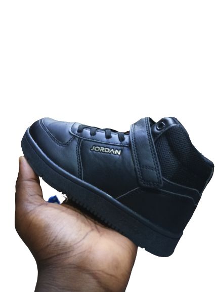 Quality Boys Outing School Shoes  Black