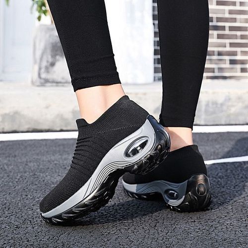 Trending Female Stockings Sneakers - Black