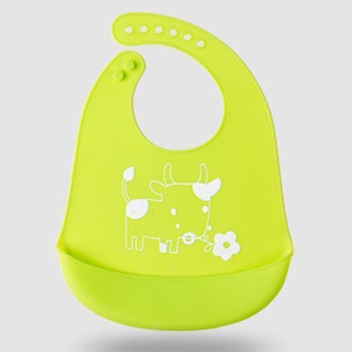 2pcs  Baby Waterproof Soft Silicone Bibs