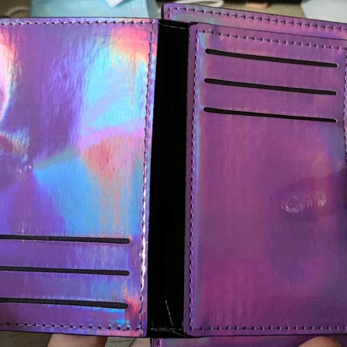 Small Wallet Ladies Wallet Coin Purse Money Case Purple