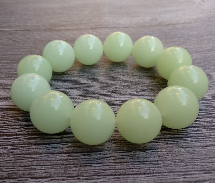 Bright Luminous Stone Bracelet Fluorescent Stone Hand String Luminous Beads Hand String