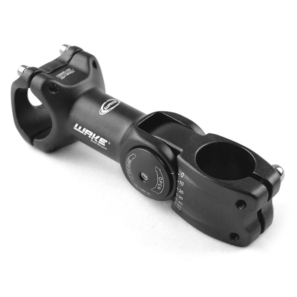 25.4mm / 31.8mm 60 Degree Adjustable Bike Stems Aluminum Alloy Stems MTB Mountain Bike Road Bicycle Handlebar Stem Riser