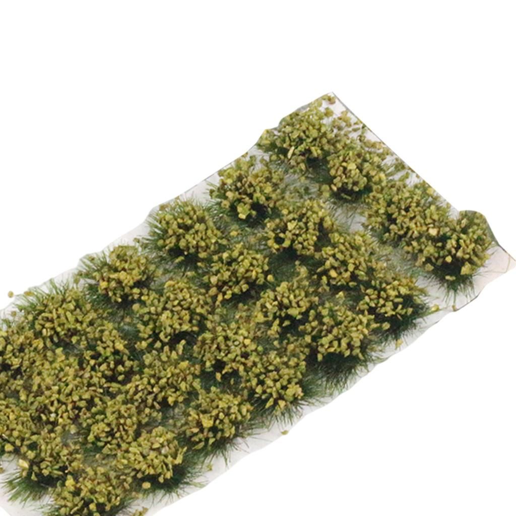 28 Pack Miniature Grass Tufts Withered Yellow 110x60x10mm