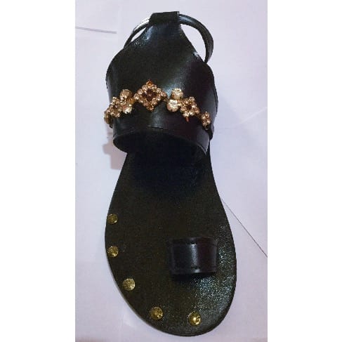 Women's Flat Sandal - Black