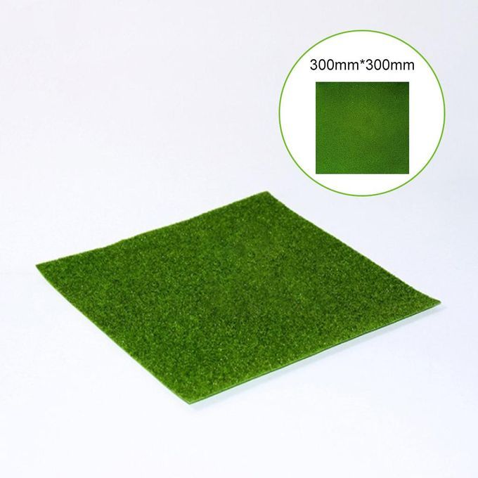 2pcs Artificial Garden Grass Train Grass Mat Turf Lawn Landscape Grass