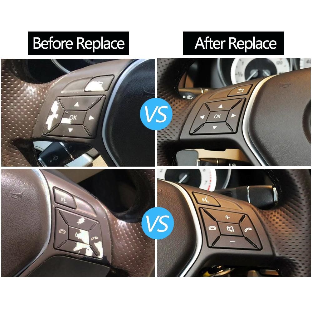 Car Steering Wheel Control Menu Control Switch Button For Mercedes BENZ C E A GLK Class W204 X204 W212 W156 W246 W207 W117 W218