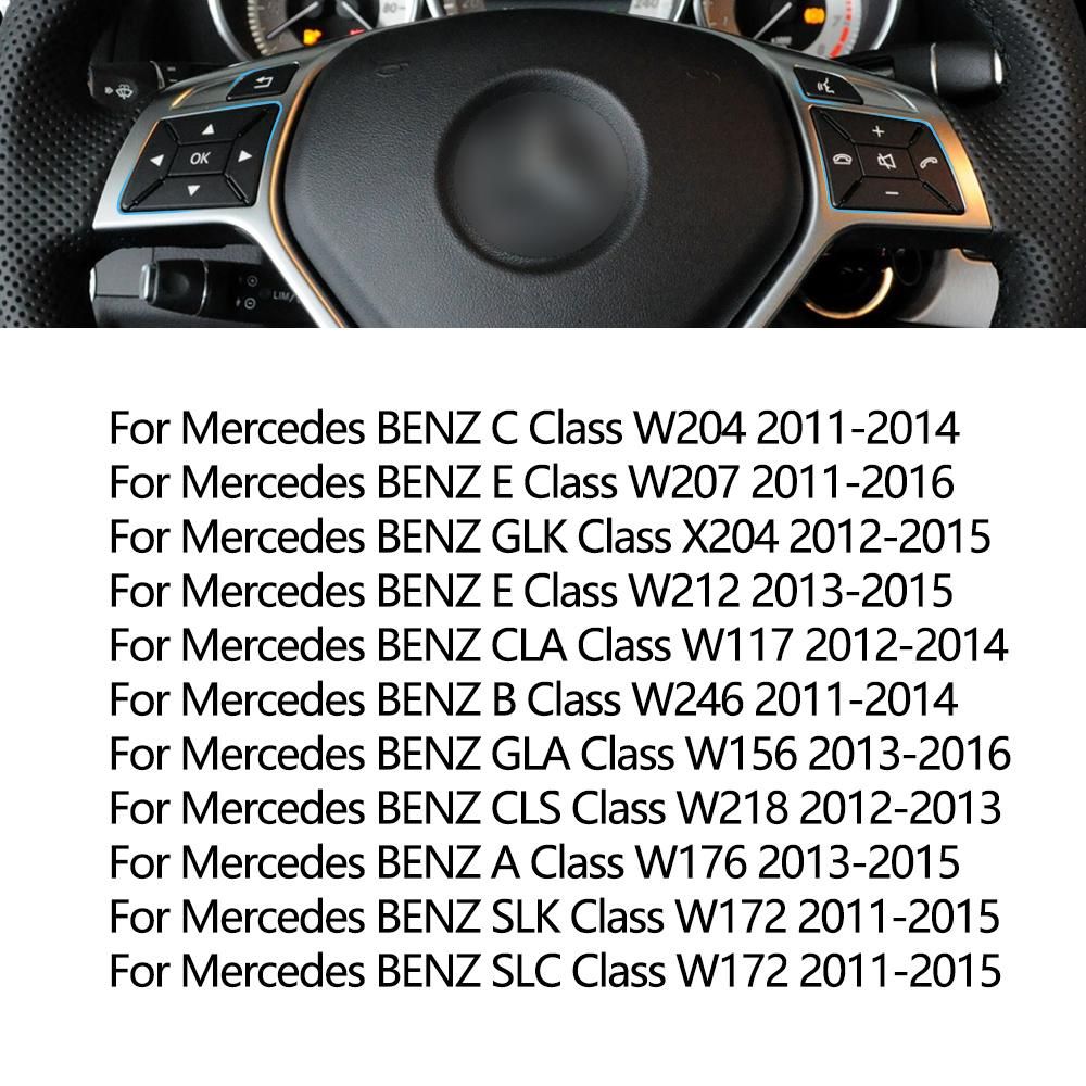 Car Steering Wheel Control Menu Control Switch Button For Mercedes BENZ C E A GLK Class W204 X204 W212 W156 W246 W207 W117 W218
