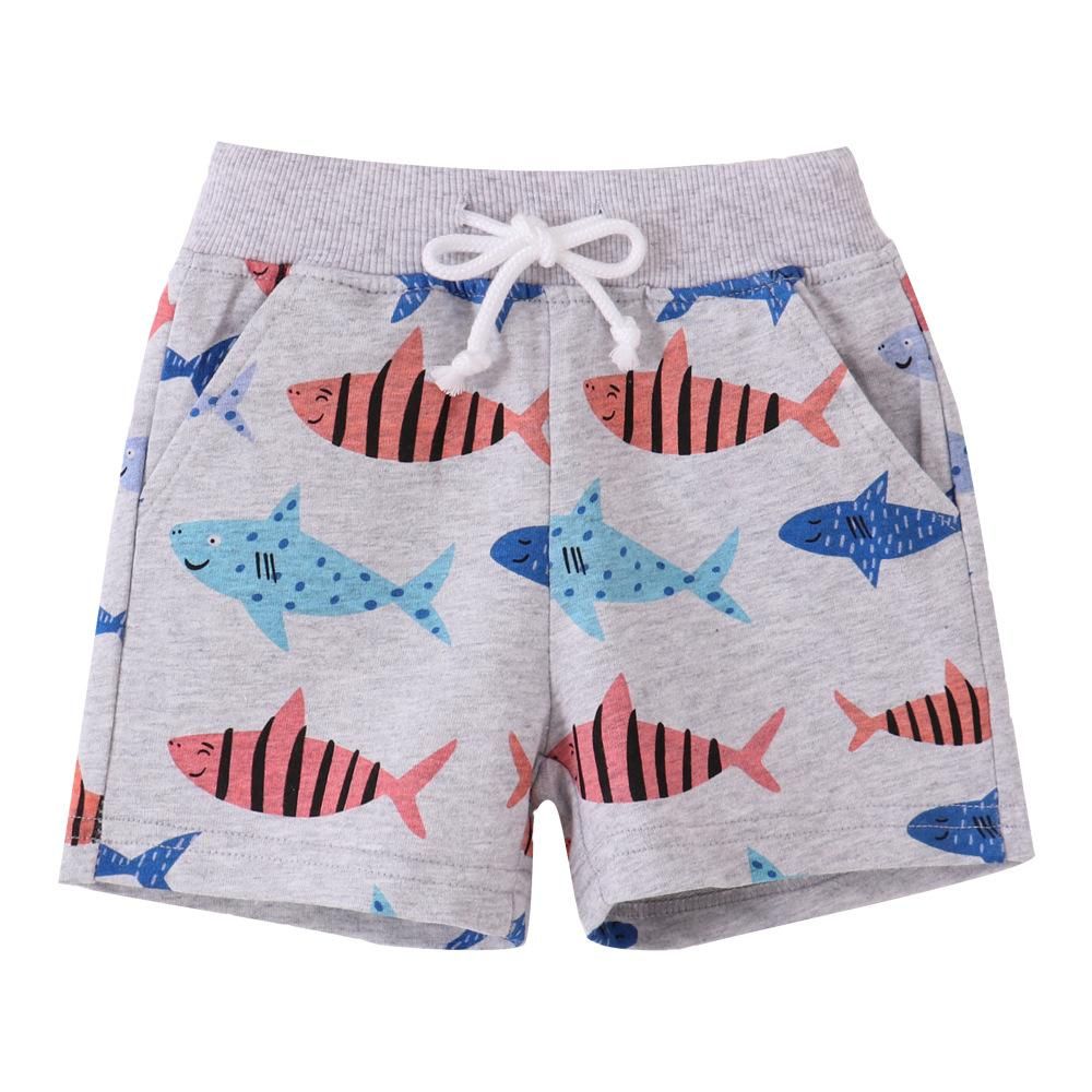 Summer Children's New Cotton Children's Shorts Boys And Girls Casual Pants Baby Cartoon Ch