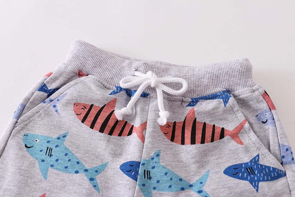 Summer Children's New Cotton Children's Shorts Boys And Girls Casual Pants Baby Cartoon Ch