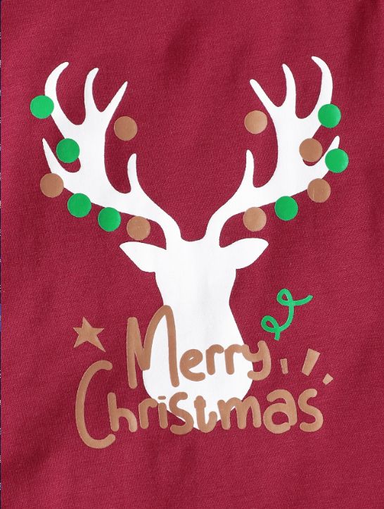 0-2Years Infant Baby Girl XMAS Costumes Long Sleeve Stiped 3PCS Clothing Set