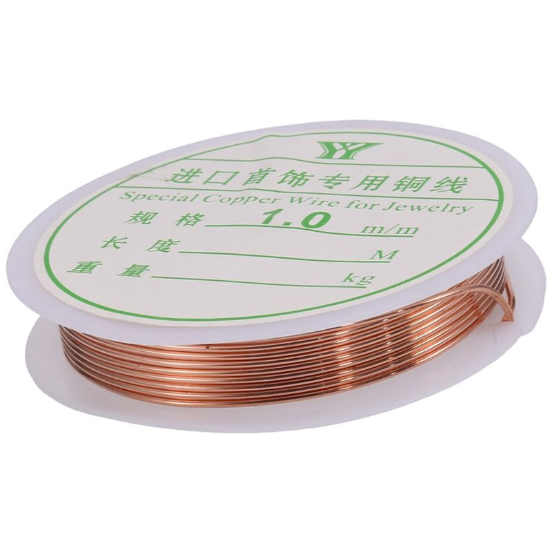 3 18 Gauge Jewelry Copper Tarnish Resistant Jewelry Beading Wire for Jewelry Making Supplies & Crafting