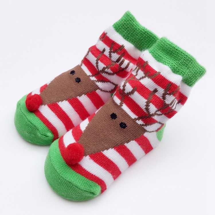 Cotton Baby Socks Stripe Cute Infant Socks Christmas Gifts