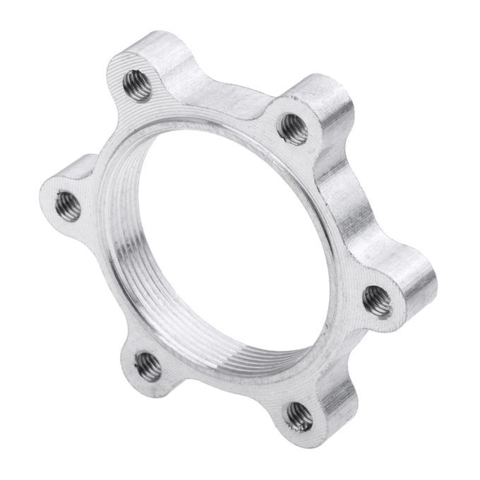 2Pcs Bike Rotor Adapter Threaded Hub Convert To 6 Bolts Disc Brake